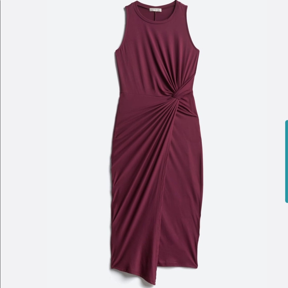 Abigail Brushed Knit MIDI Dress